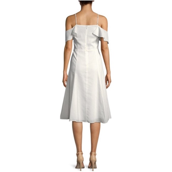 NWT H by Halston Cold Shoulder Dress 10 - Picture 2 of 6